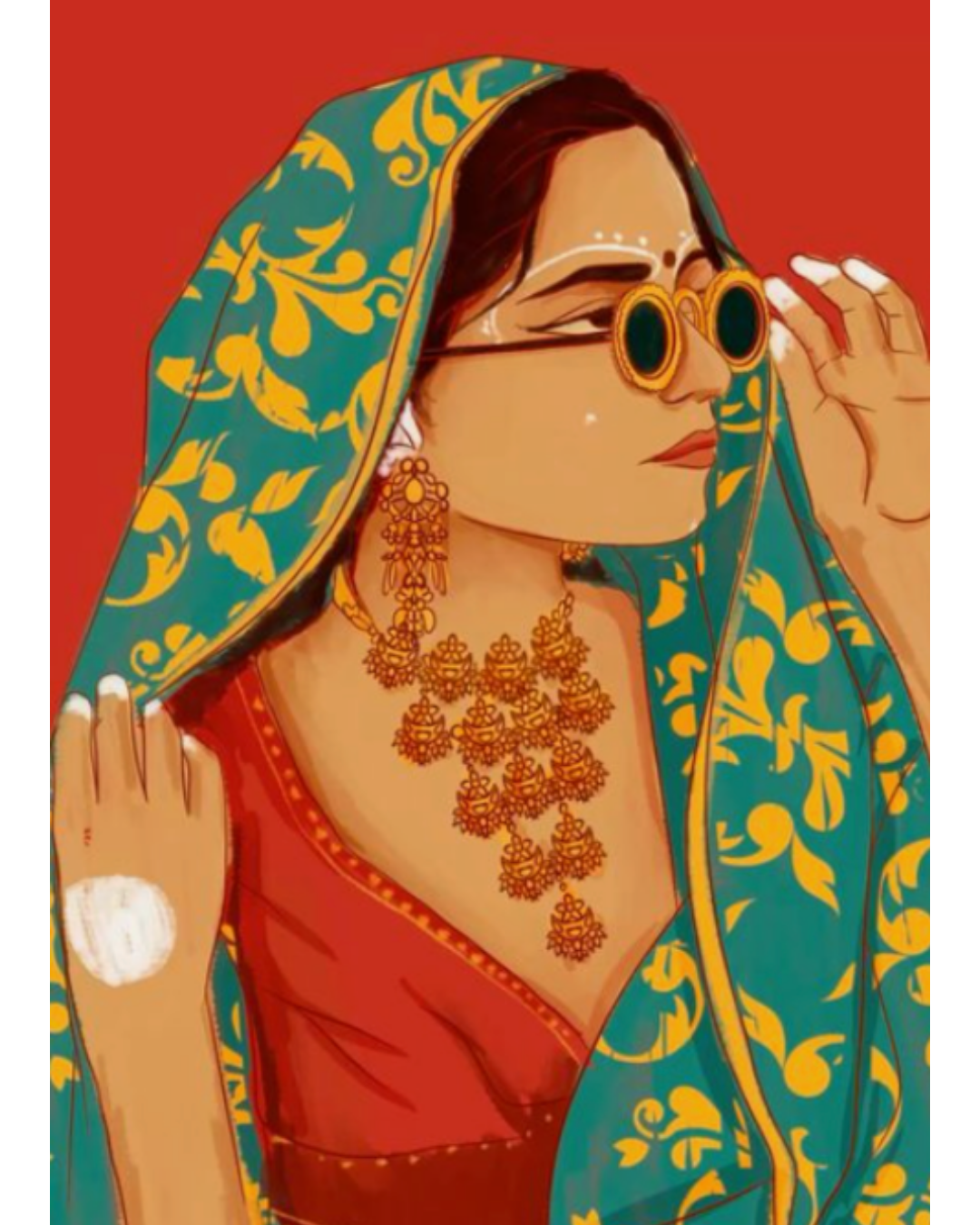Maximalist style poster